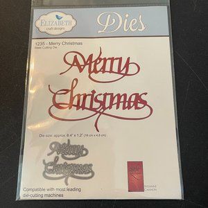 Elizabeth Craft Designs Seasons Greetings Steel Craft Die Christmas (L)